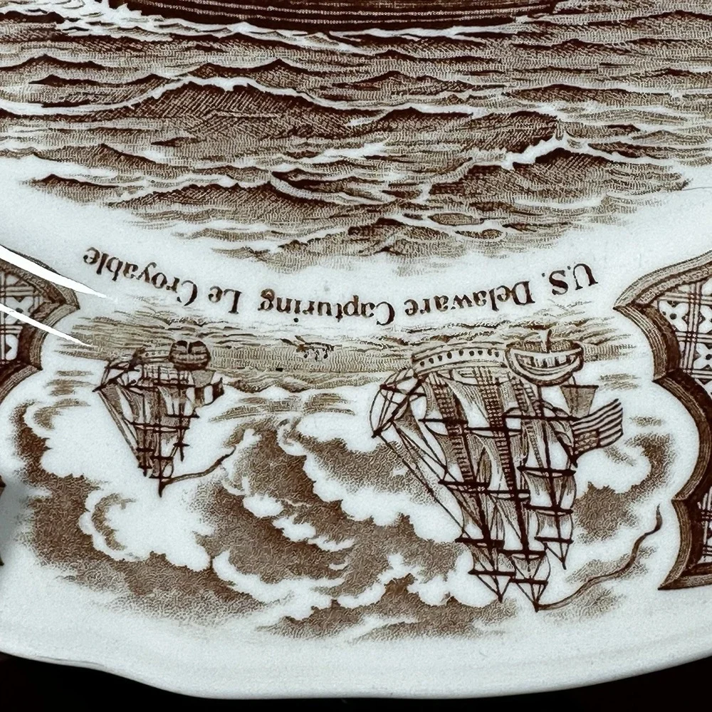 Alfred Meakin Collector Plate FAIR WINDS The Friendship of Salem‎ Vtg